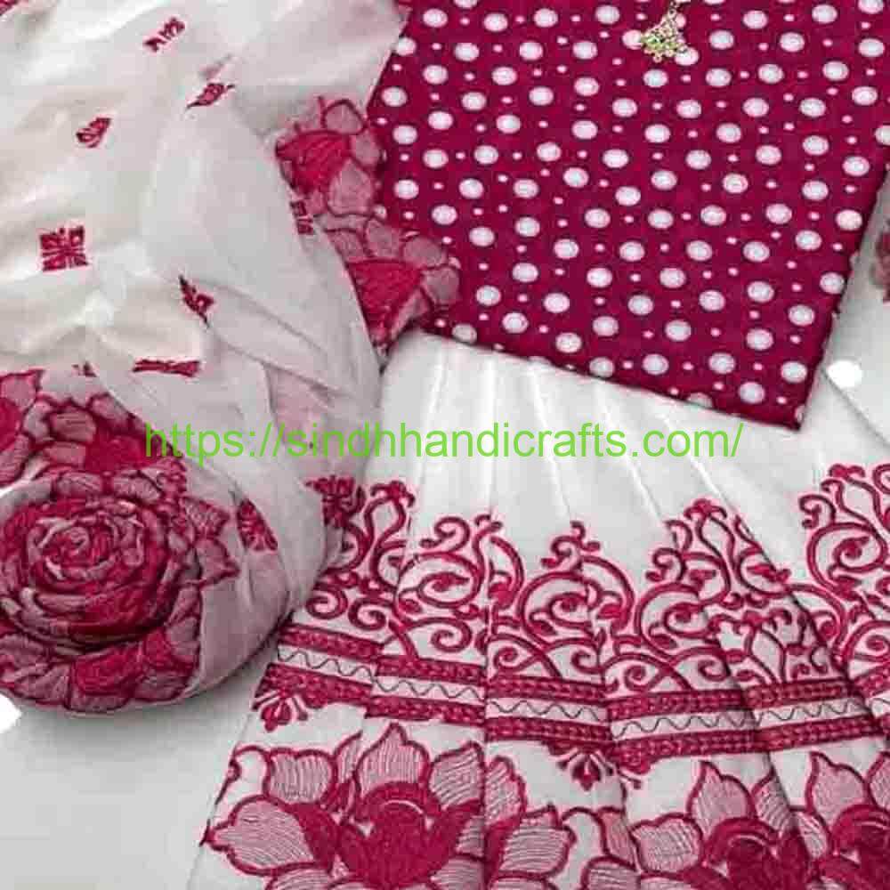 3 Piece Embroidered Dress for Women 6a Classy Dresses for Girls