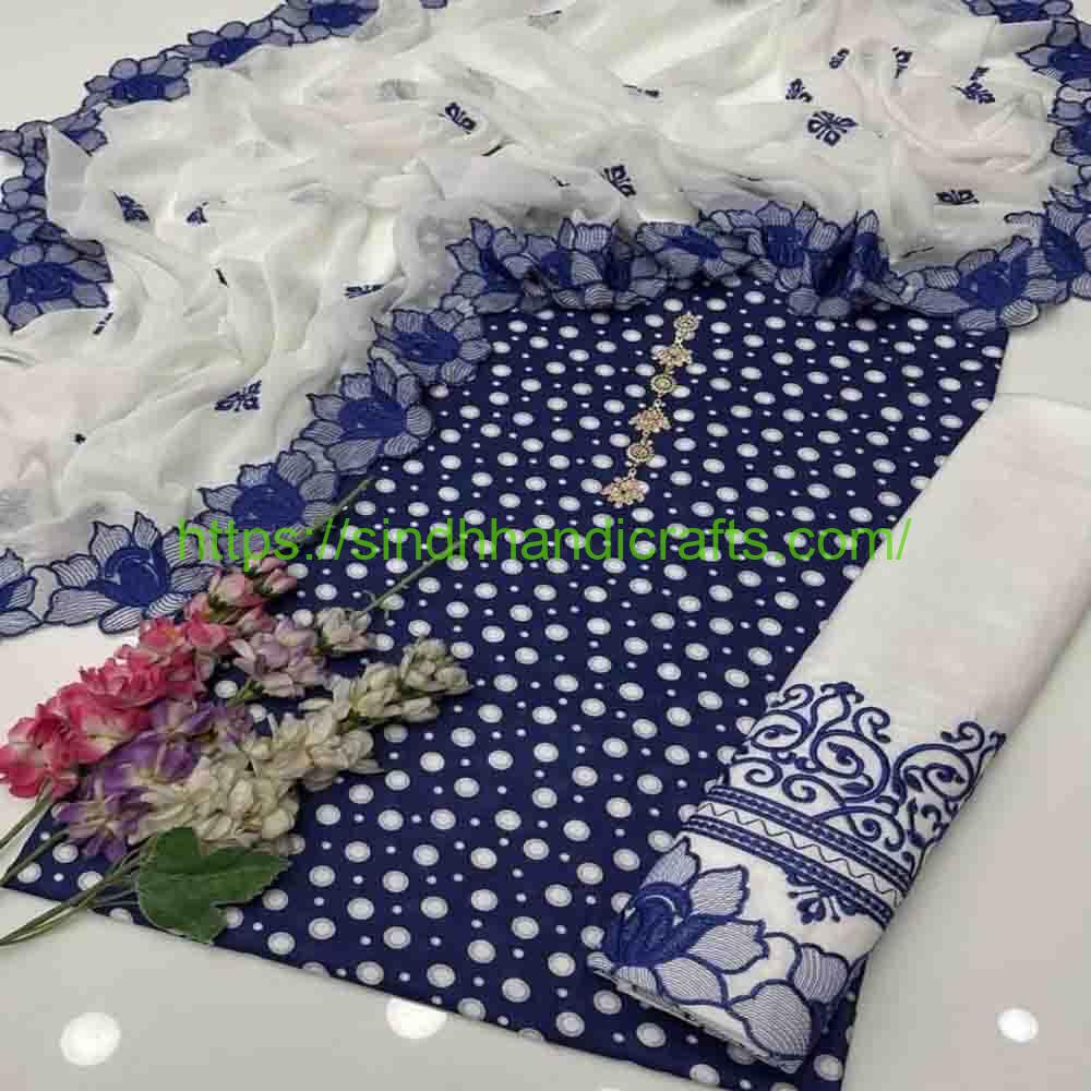 3 Piece Embroidered Dress for Women 7 New Dress Design for Women