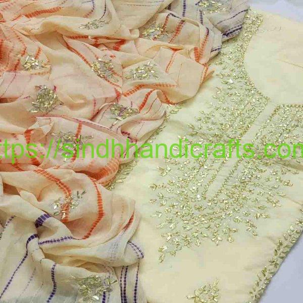 Hand Embroidered Gota Work Dresses