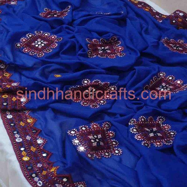 Embroidery Sindhi Chadar Design for Women