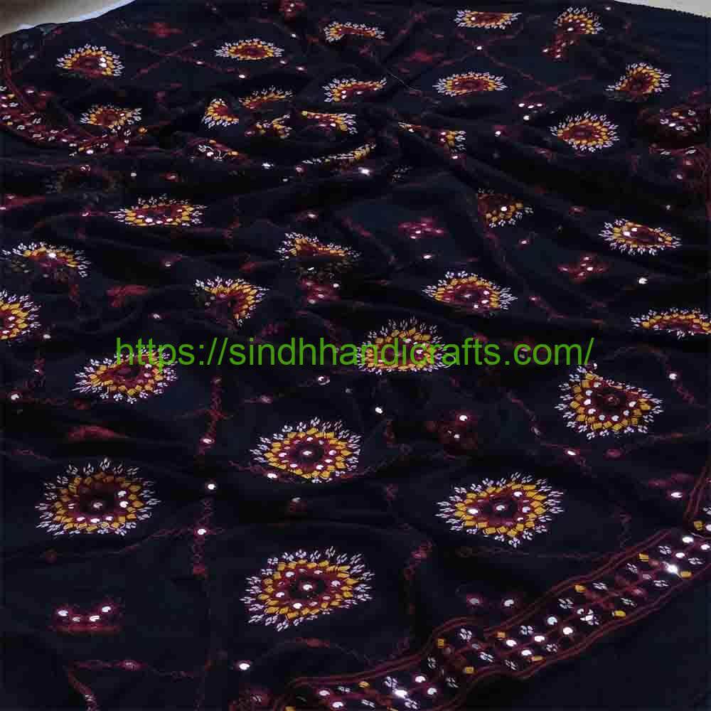 Embroidered Chadar 56a Chadar Flower Design for Ladies