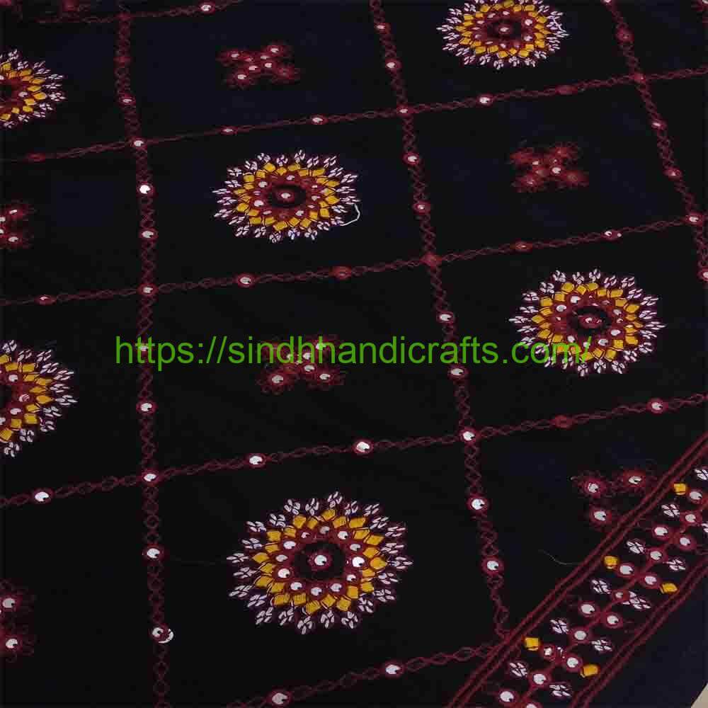 Embroidered Chadar 56b Chadar Flower Design for Ladies