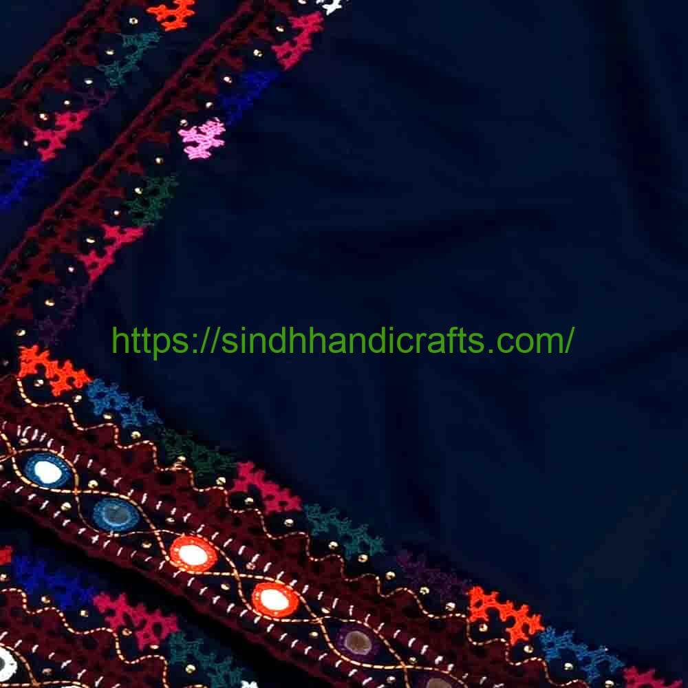 Hand Embroidered Chadar 87a Sindhi Karhai Chadar for Women