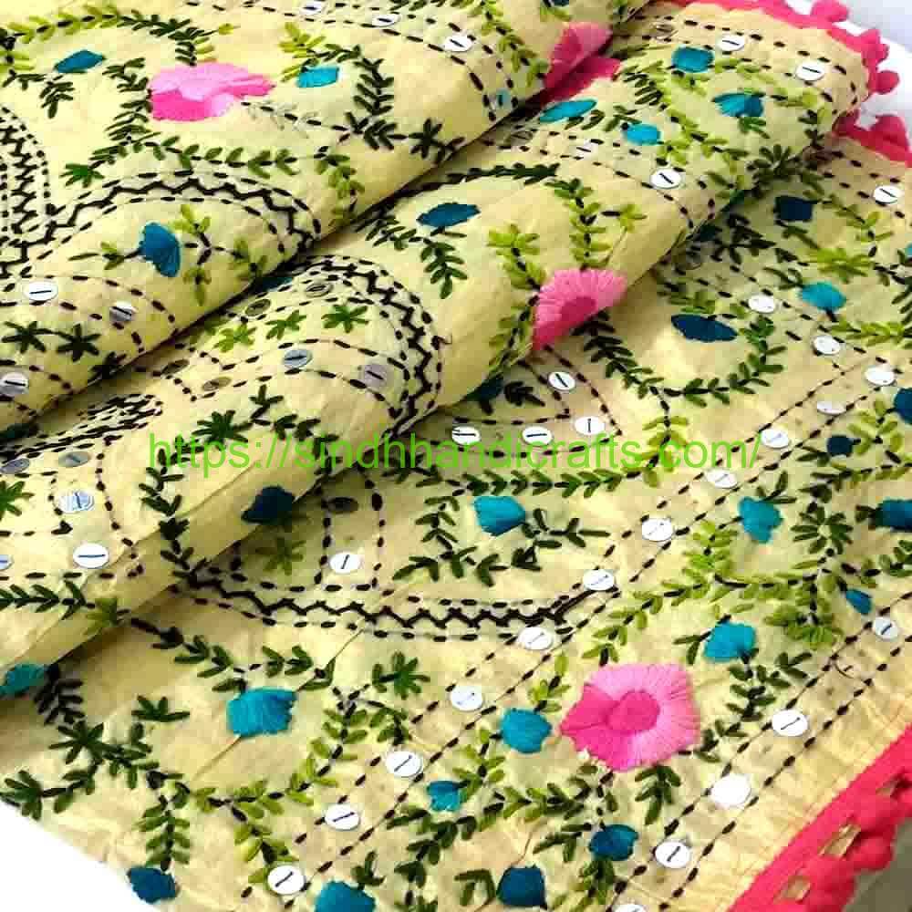 Indian Organza Dupatta 103a 1 Embroidered Organza Flower Dupatta