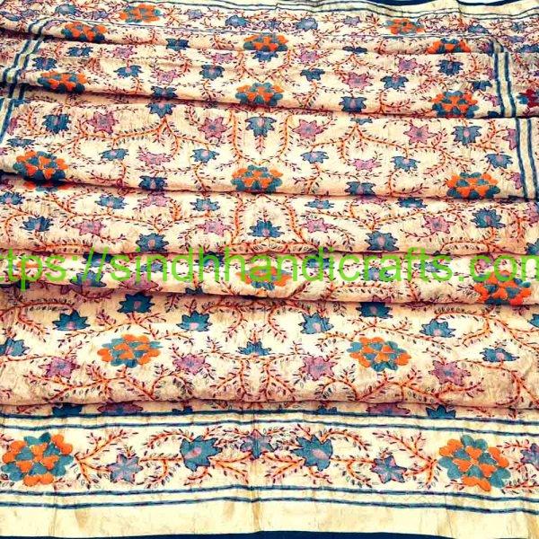 Hand Embroidered Dupatta Design Organza