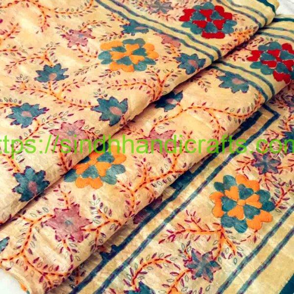Hand Embroidered Dupatta Design Organza