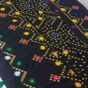 Sindhi Dupatta Karhai with Mirror Work