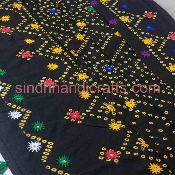 Sindhi Dupatta Karhai with Mirror Work