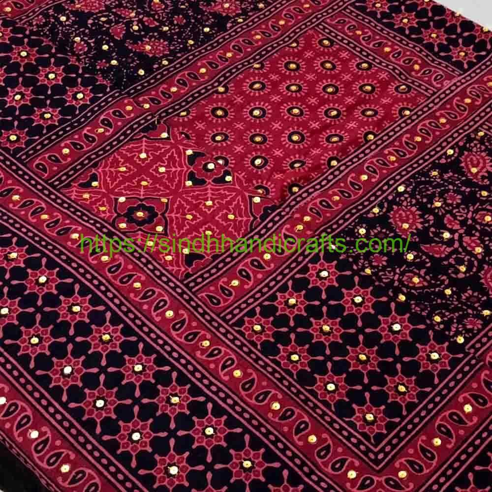 Ajrak Dupatta 4 Beautiful Ajrak Dupatta Design