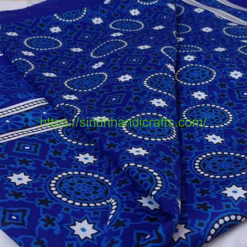 Blue Ajrak Iconic Blue Ajrak Design