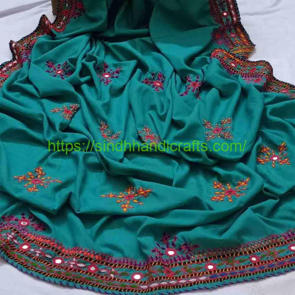 Hand Embroidered Chadar 56 Handmade Sindhi Balochi Chadar