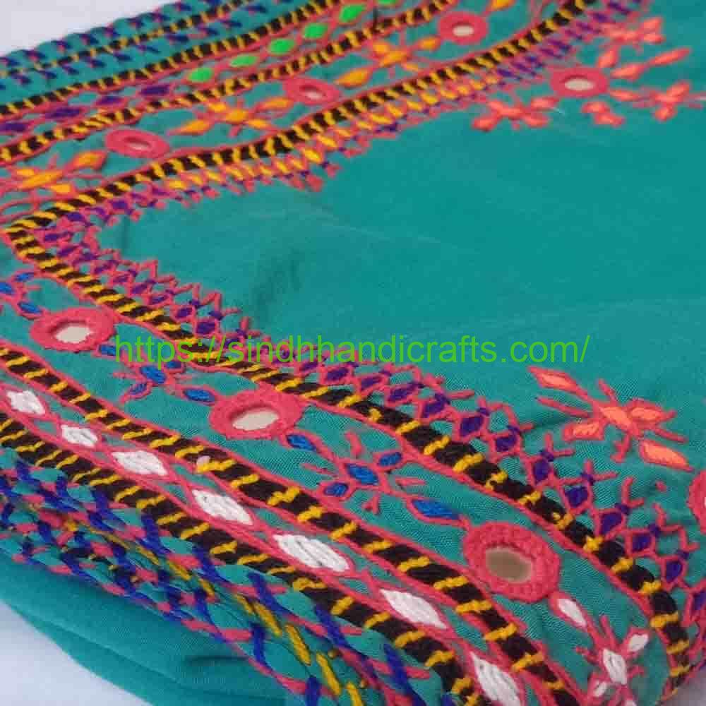 Hand Embroidered Chadar 56a Handmade Sindhi Balochi Chadar