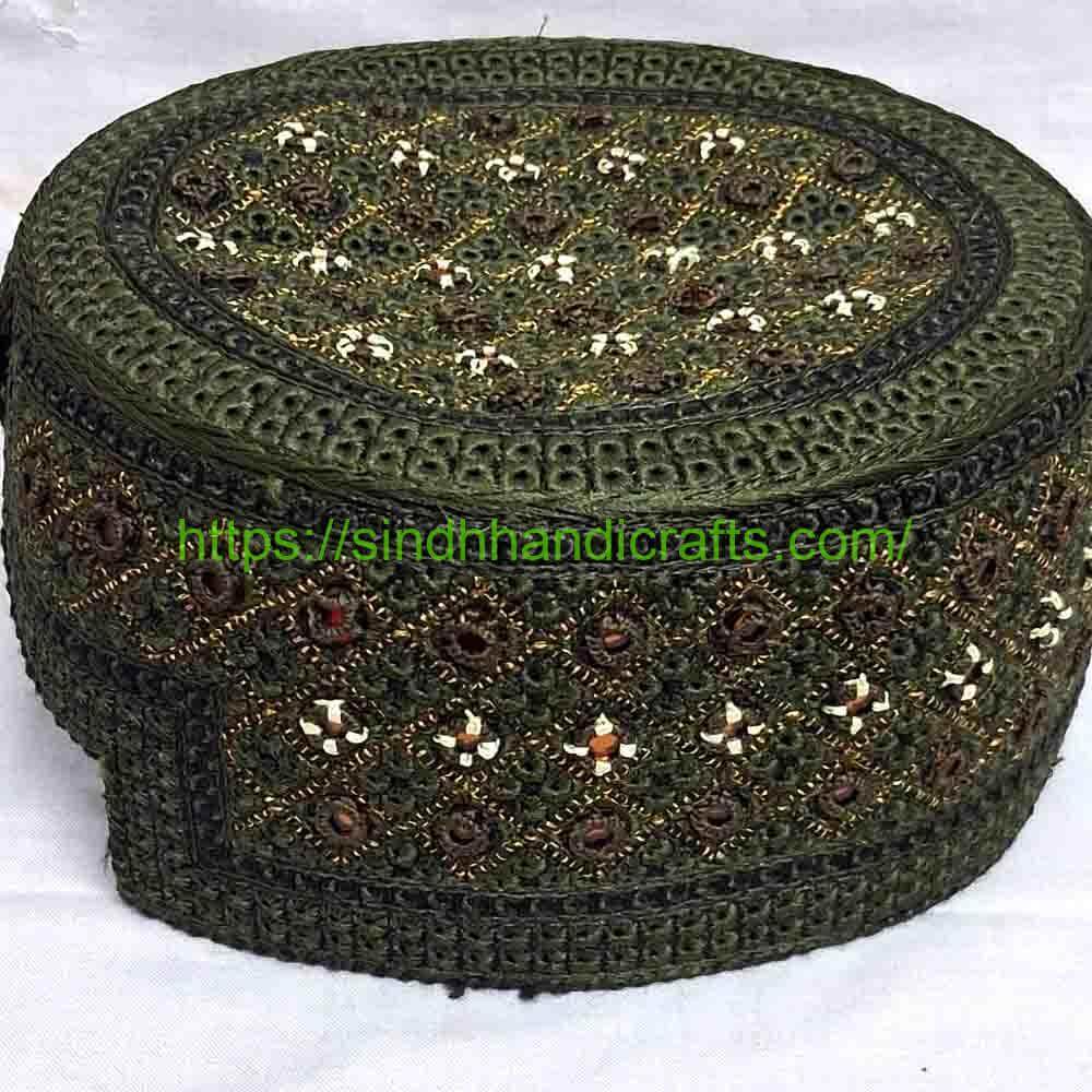 Handmade Sindhi Topi 18b Classic Sindhi Topi Design