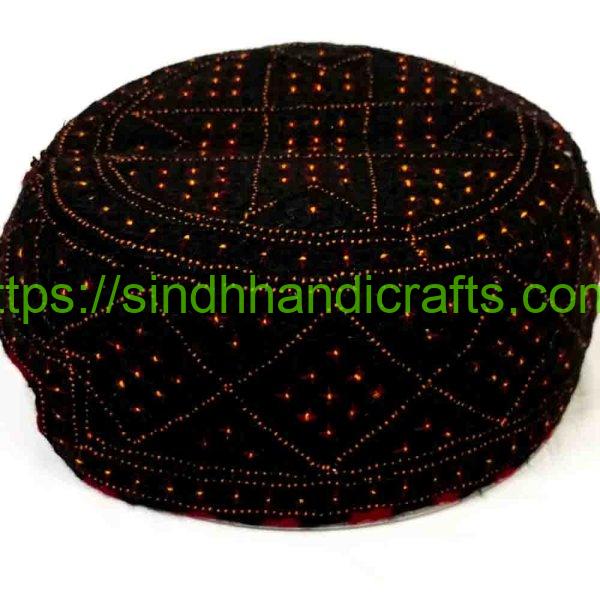 Sindhi Topi Black Color