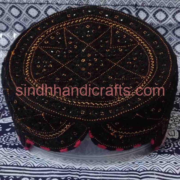 Sindhi Topi Black Color