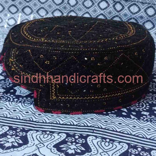 Sindhi Topi Black Color