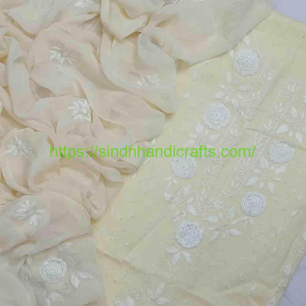 3pc Hand Embroidered Suit 21 New Embroidery Dress Design for Women