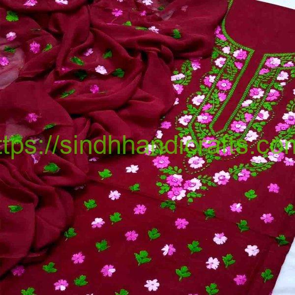 Sindhi Hand Embroidery Dresses for Women