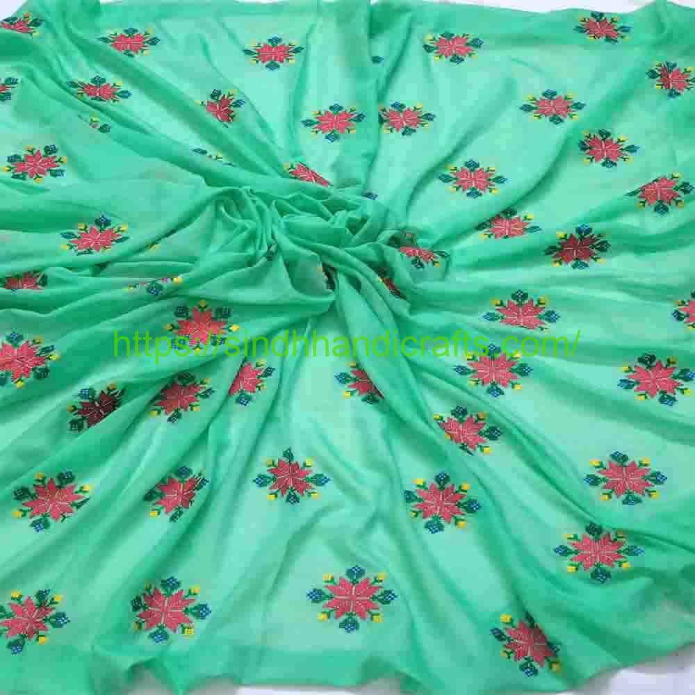 Cross Stitch Embroidered Chadar 11 Stunning Pakistani Chadar for Girls