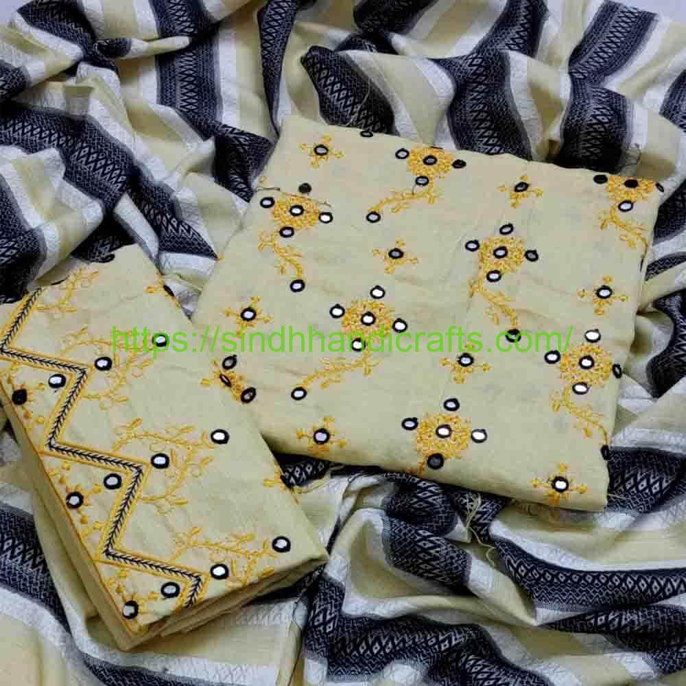 3 Piece Embroidered Dress for Women 16a Best Embroidery Designs for Dresses