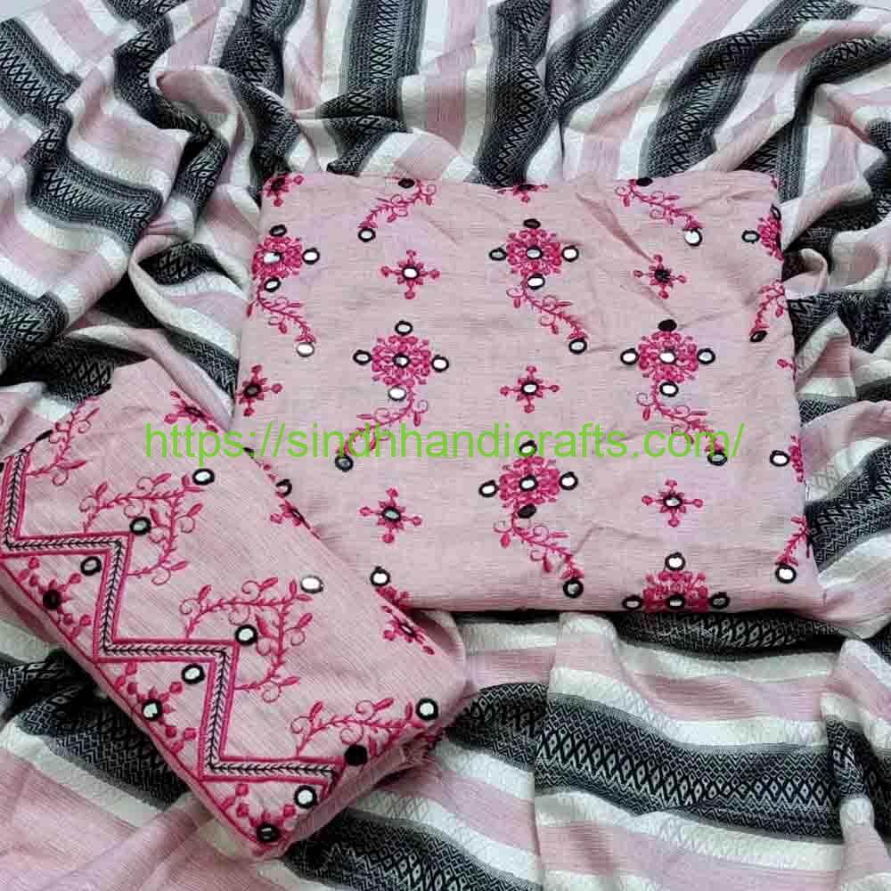 3 Piece Embroidered Dress for Women 17a Modern Hand Embroidery Dresses for Women