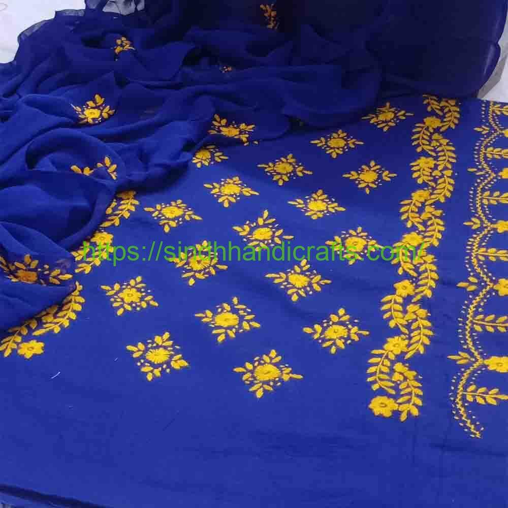 Hand Embroidered Dress 3 Handmade Embroidery Dress for Women