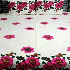 Floral Bed sheet Design for Embroidery