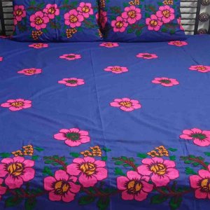 Floral Bed sheet Design for Embroidery