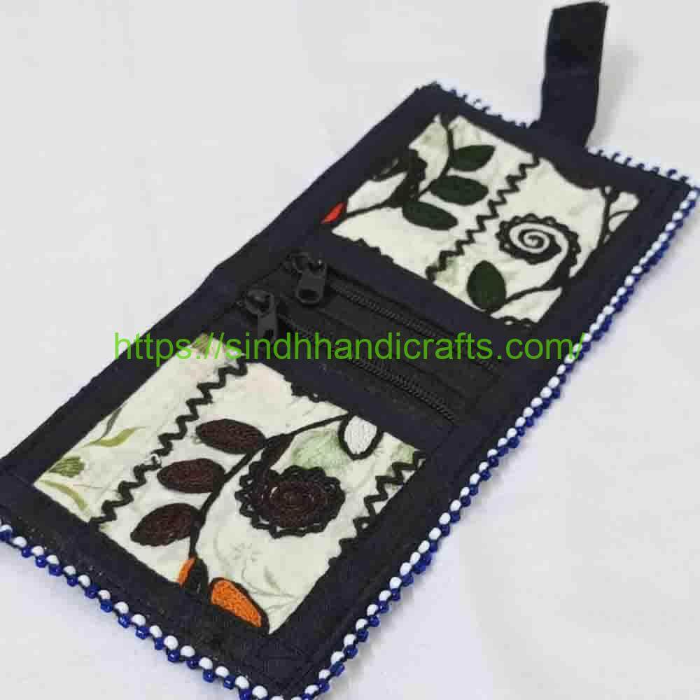Wallet 53b Hand Embroidered Ladies Wallet