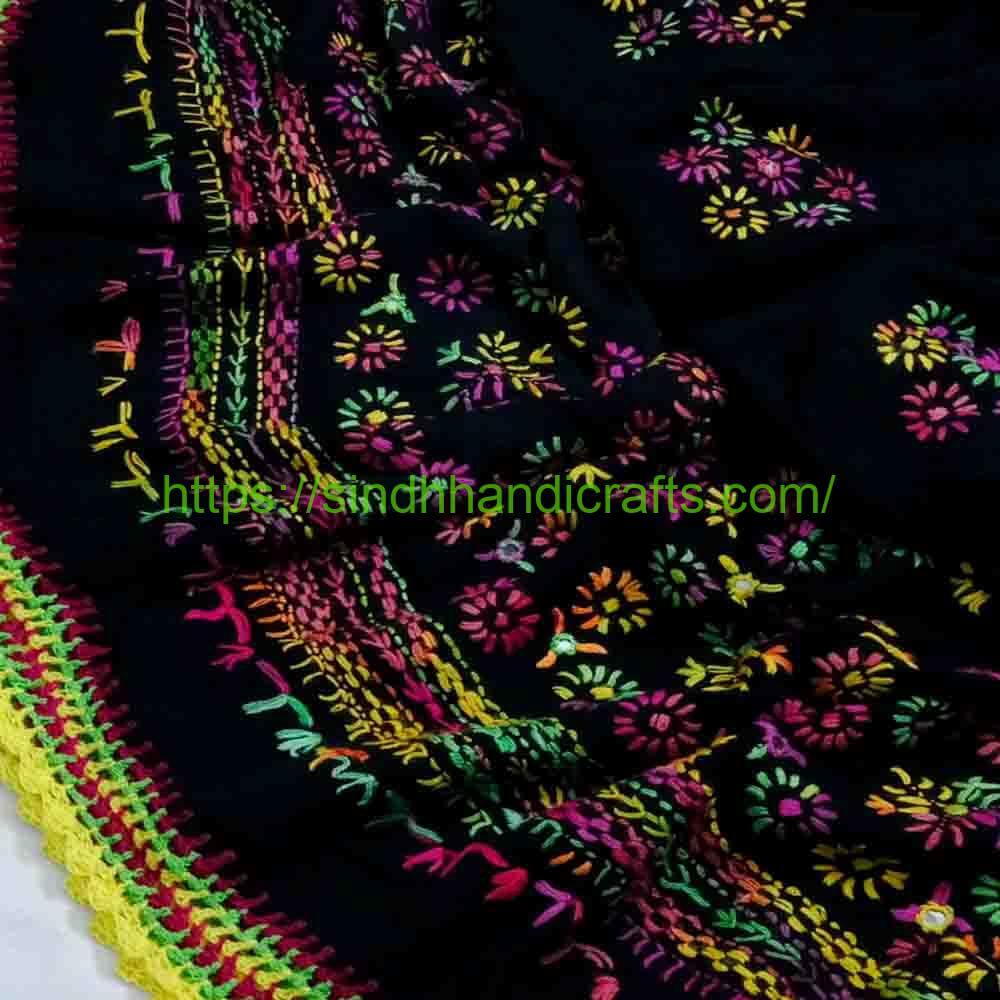 Hand Embroidered Chadar 64a Hand Embroidery Chadar Design for Girl