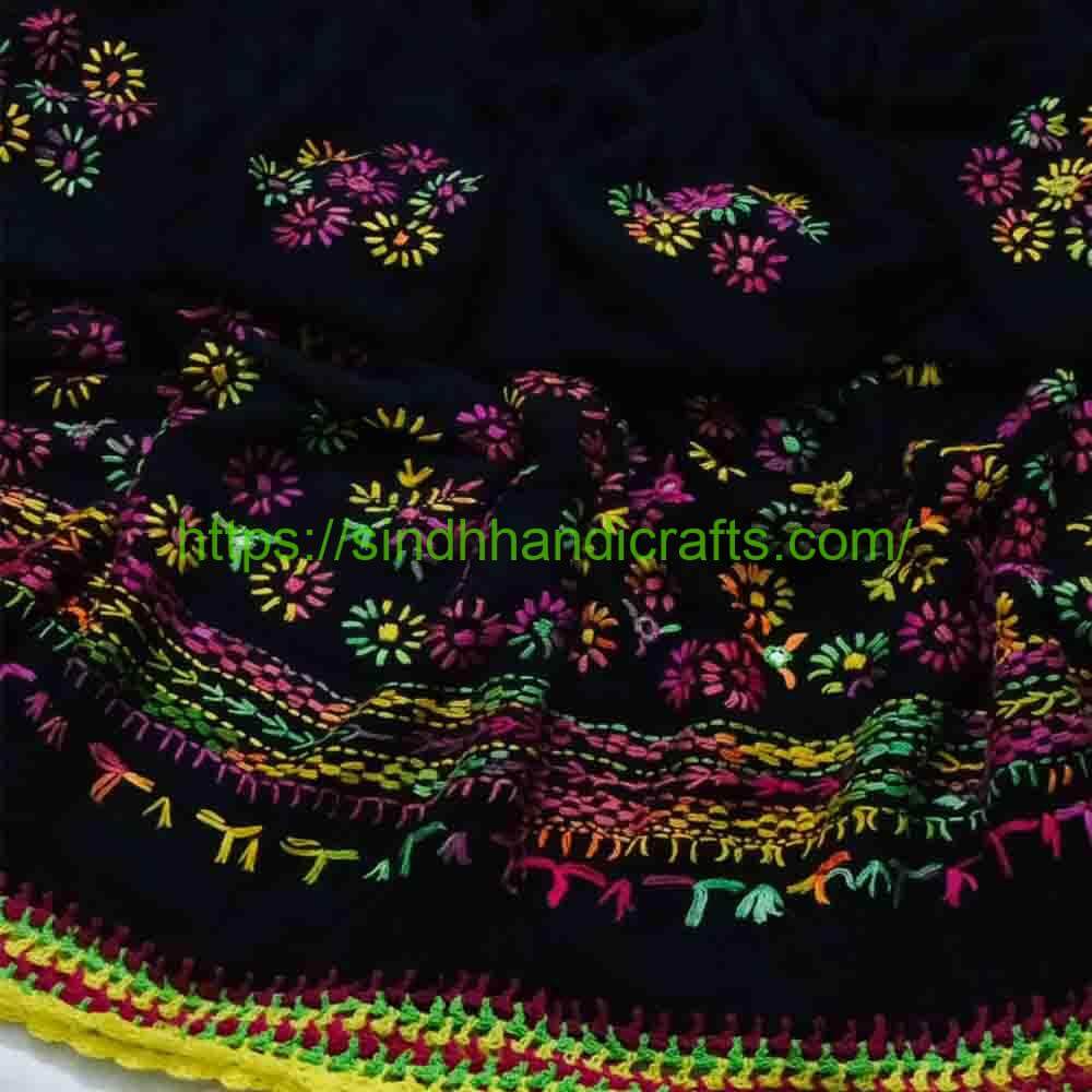 Hand Embroidered Chadar 64aa Hand Embroidery Chadar Design for Girl