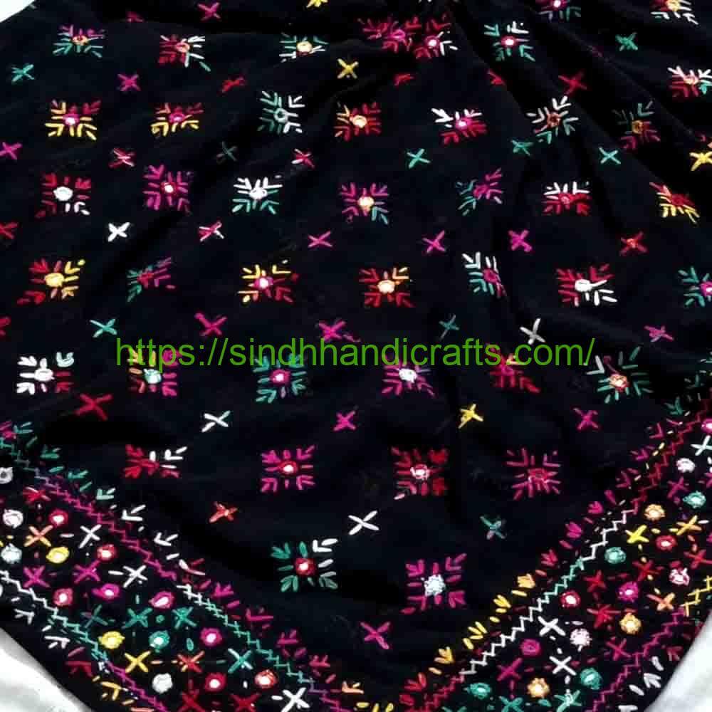 Hand Embroidered Chadar 93a Pakistani Hand Embroidered Chadar for Girls