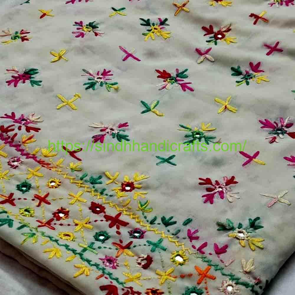 Hand Embroidered Chadar 94b Magnificent Women Chadar for Summer