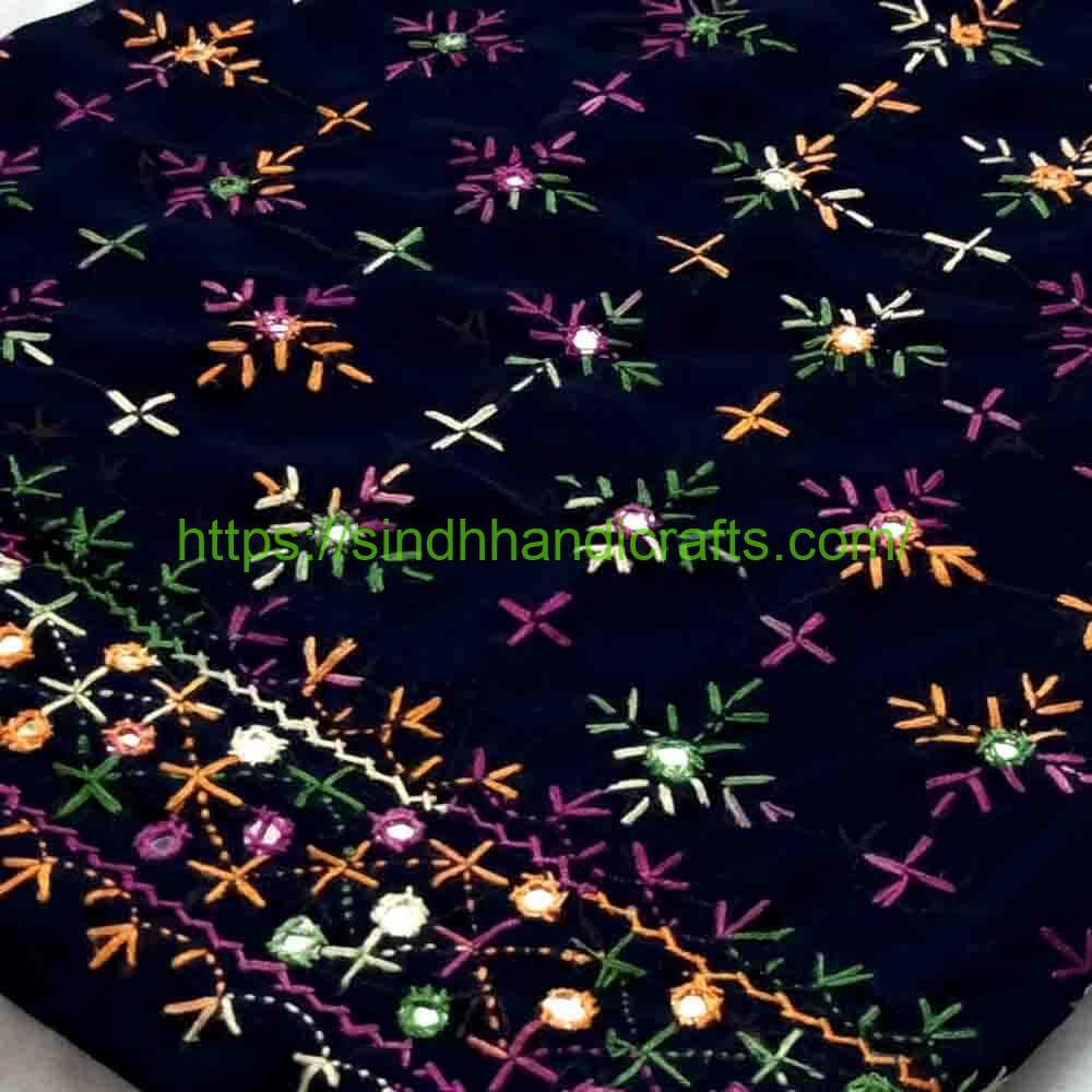 Hand Embroidered Chadar 95b New-Fashioned Colorful Chadar for Women