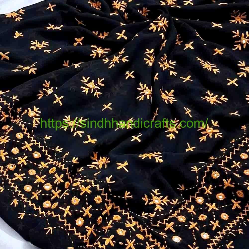 Hand Embroidered Chadar 97a Sophisticated Sindhi Chadar Ladies