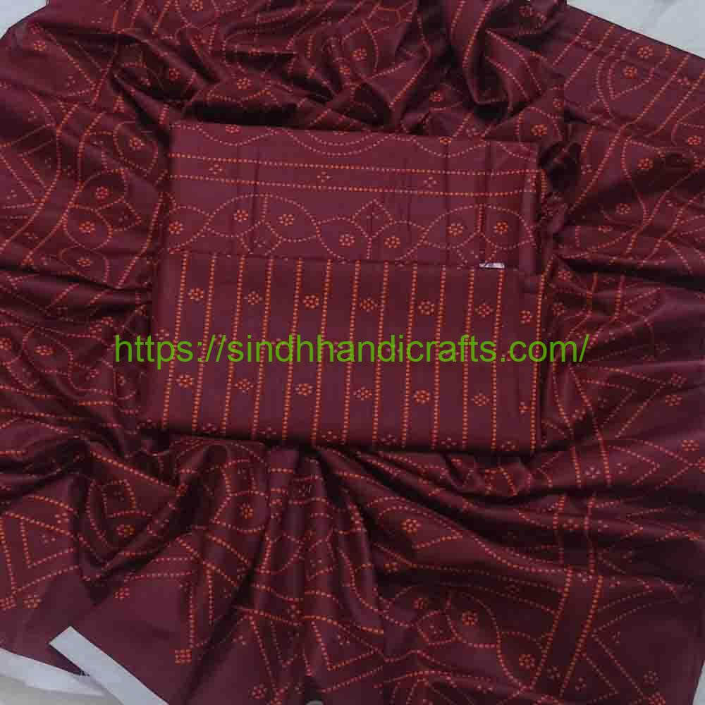 3 Piece Lawn Dress for Women Chunri Lawn Suit Design for Women