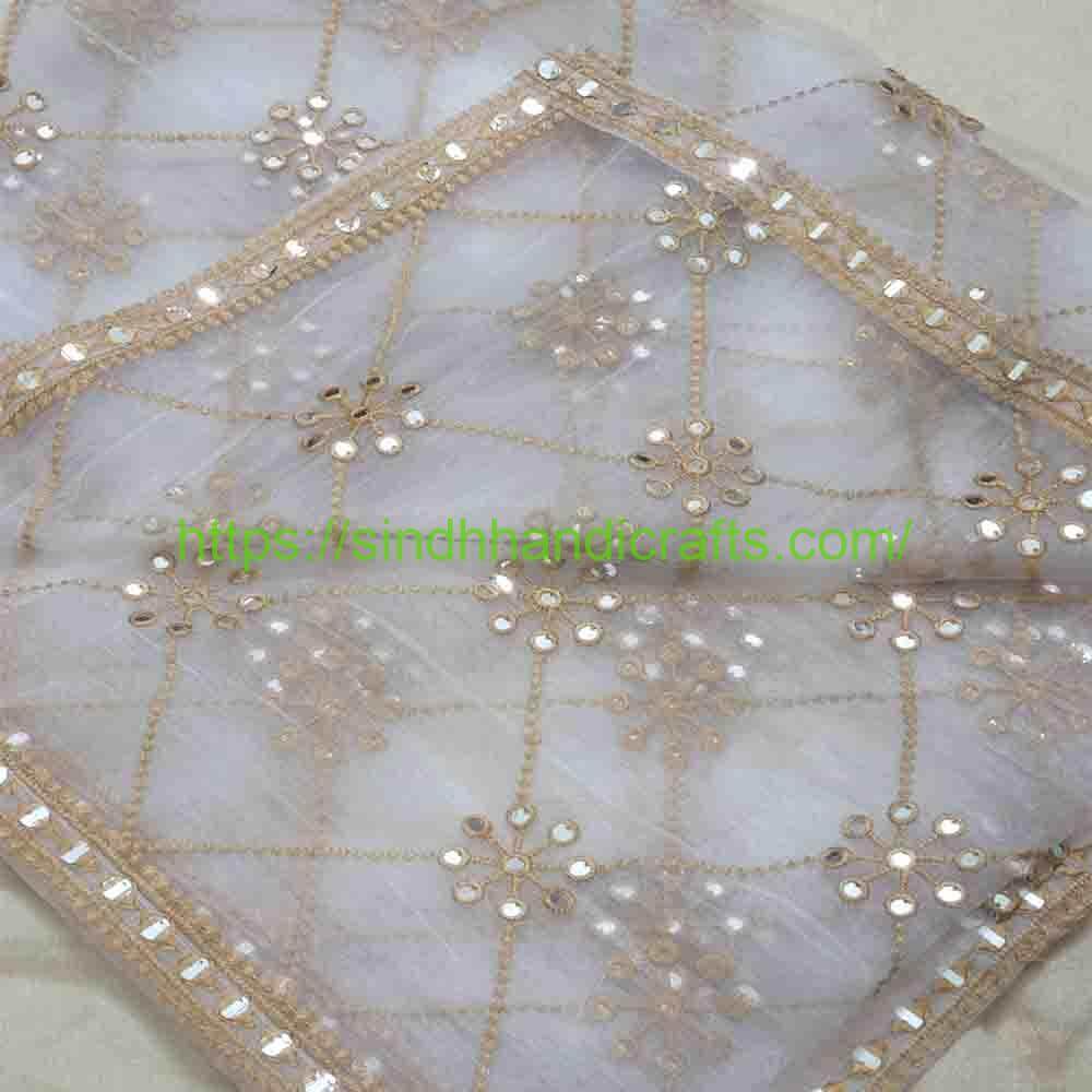 Jaal Work Embroidered Dupatta 2b Elegant Jaal Work Embroidered Dupatta for a Classy Look