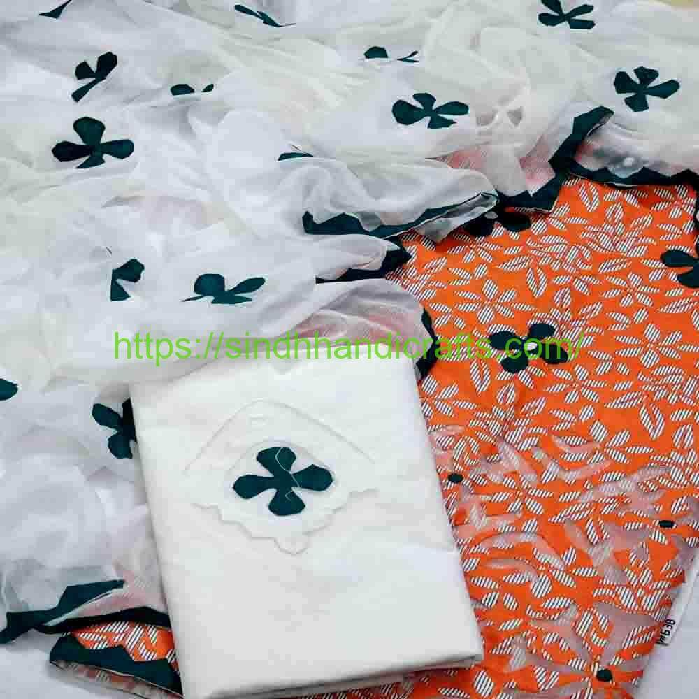 Applique Work Dress 15a Sindhi Applique Work Dress for Women