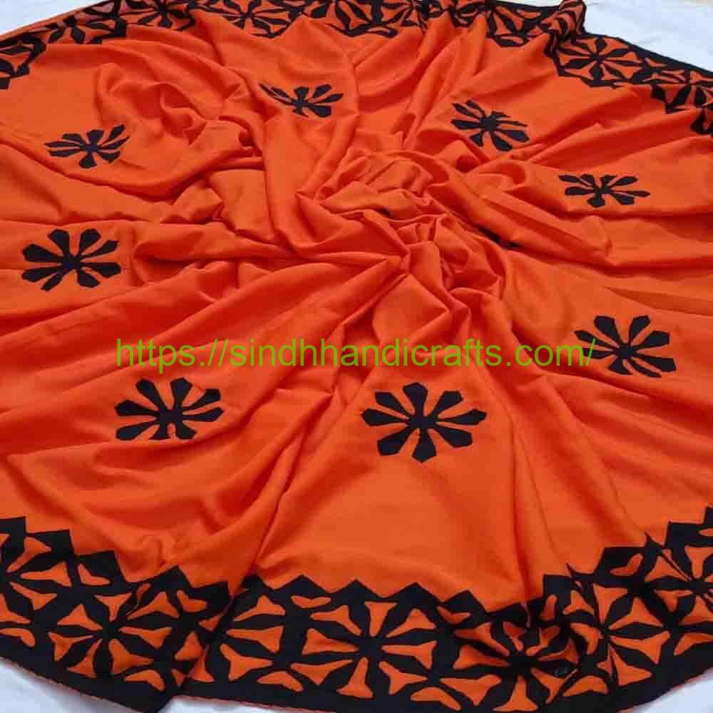 Applique Work Dupatta Design18a Handcrafted Applic Dupatta