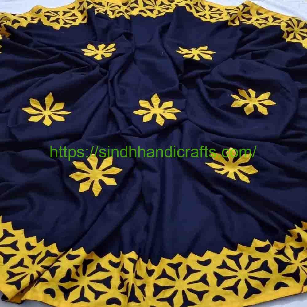 Applique Work Dupatta Design21a Sindhi Applique Embroidery Dupattas