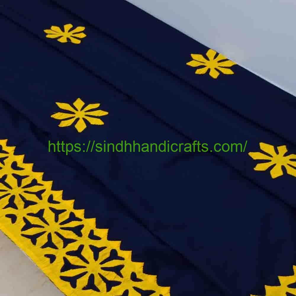 Applique Work Dupatta Design21b Sindhi Applique Embroidery Dupattas