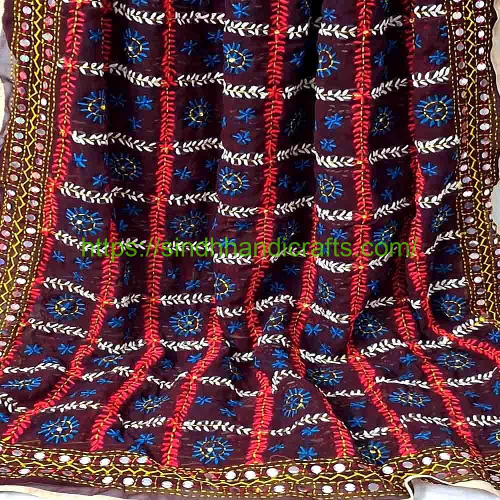 Handmade Phulkari Dupatta 19b Classy Phulkari Dupatta Pakistan