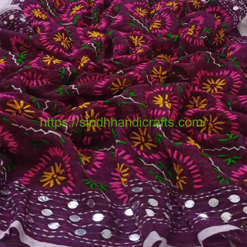 Handmade Phulkari Dupatta 7a Classy Phulkari Dupatta Pakistan