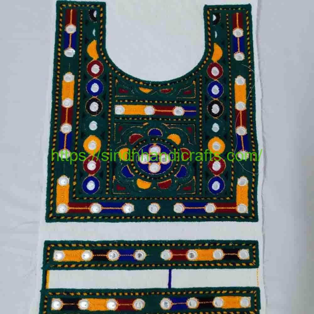 Neck Design Medium 12 New Neck Design (Embroidered) with Cuff set