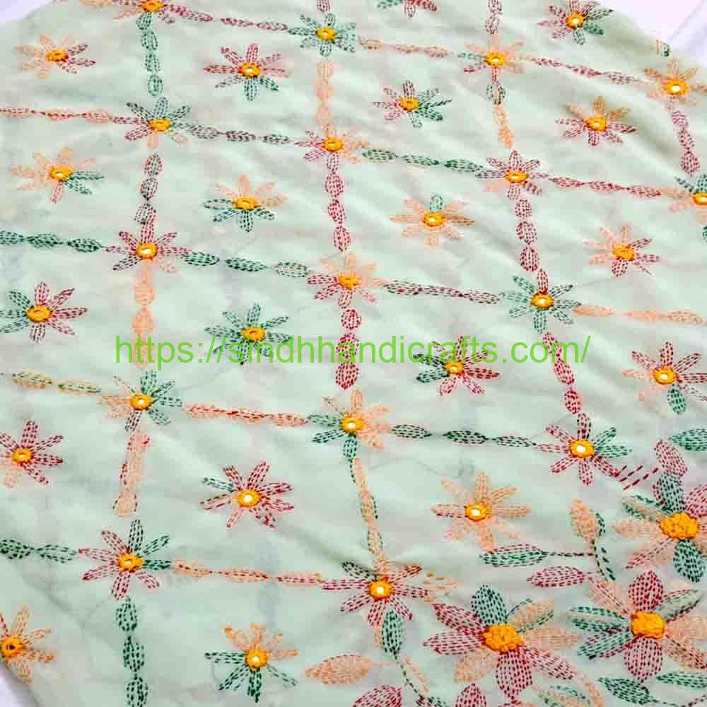 Premium Hand Embroidered Chadar 11b Sindhi Hand Work Chadar for Ladies