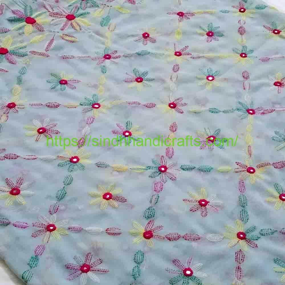 Premium Hand Embroidered Chadar 3b Sindhi Hand Embroidered Chadar for Women