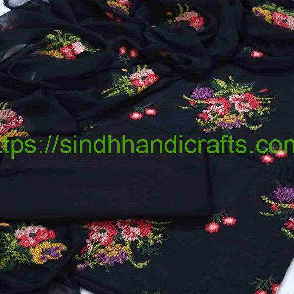 Floral Embroidered Dress