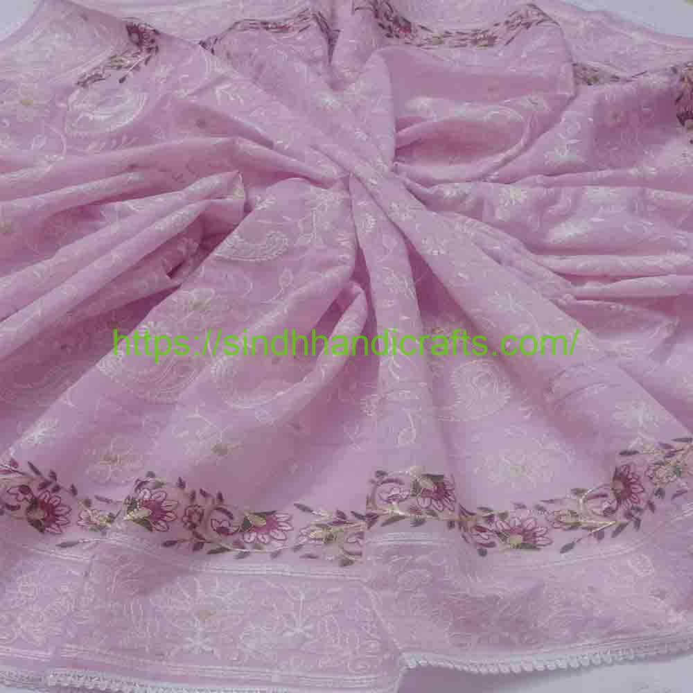 Paper Lawn Dupatta 1a Fancy Chikankari Dupatta Design