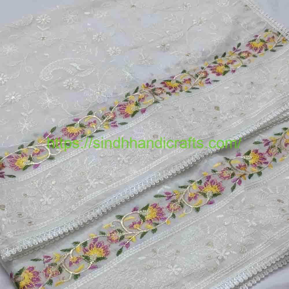 Paper Lawn Dupatta 3b Unique Chikankari Dupatta