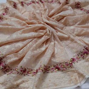Charming Chikankari Embroidered Dupatta